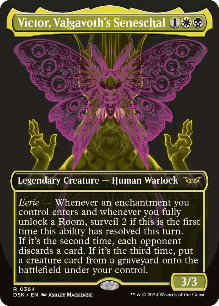 Victor, Valgavoth's Seneschal (Showcase) #364 R - Duskmourn: House of Horror Pokemon card