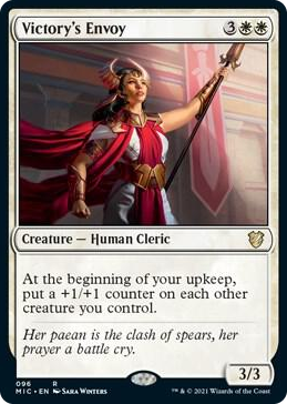 0096 Victory's Envoy R Commander: Innistrad: Midnight Hunt