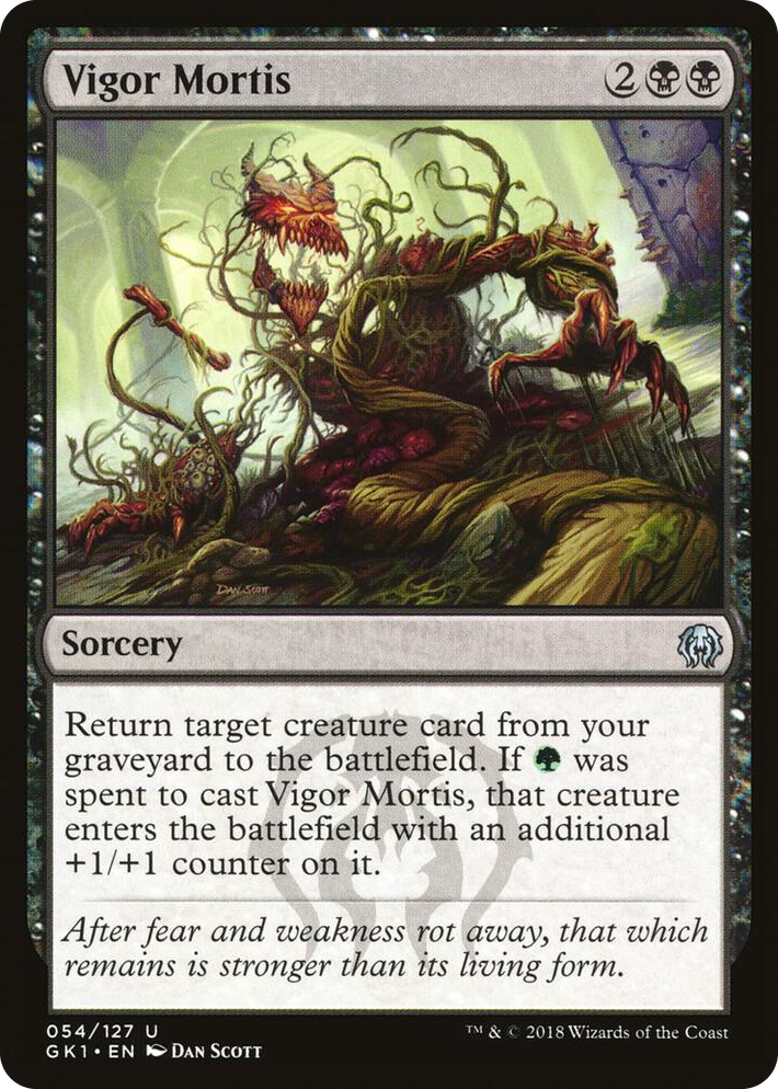 0054 Vigor Mortis U Guilds of Ravnica: Guild Kits