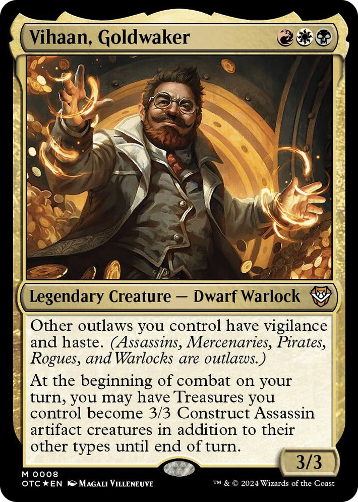 0008 Vihaan, Goldwaker M Commander: Outlaws of Thunder Junction