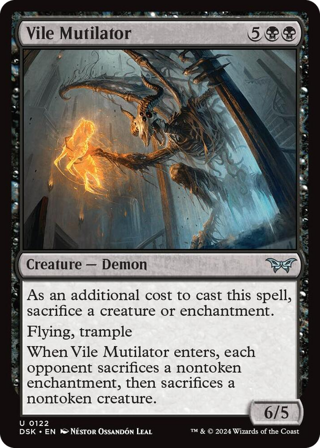 0122 Vile Mutilator U Duskmourn: House of Horror