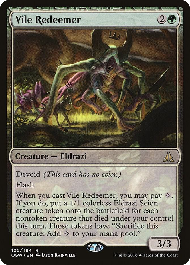 Vile Redeemer #125 R - Oath of the Gatewatch Pokemon card