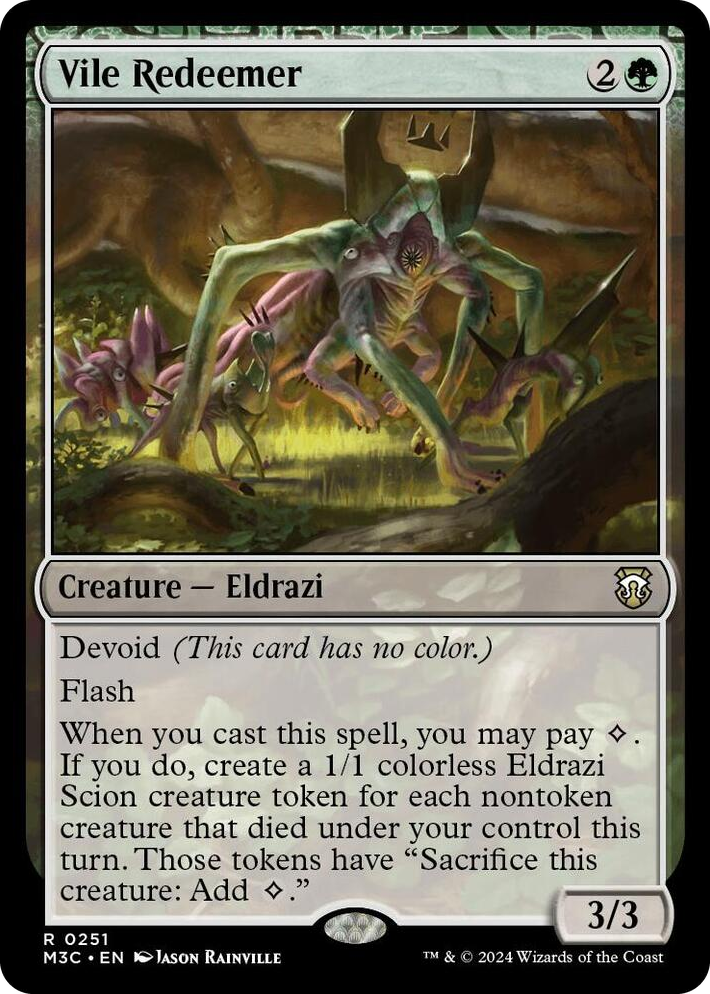 0251 Vile Redeemer R Commander: Modern Horizons 3