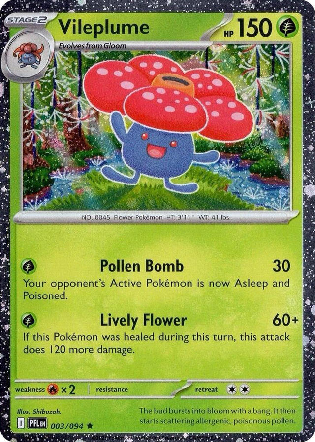 0003 Vileplume (Cosmos Holo) Rare Miscellaneous Cards & Products