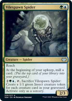 0250 Vilespawn Spider U Innistrad: Crimson Vow