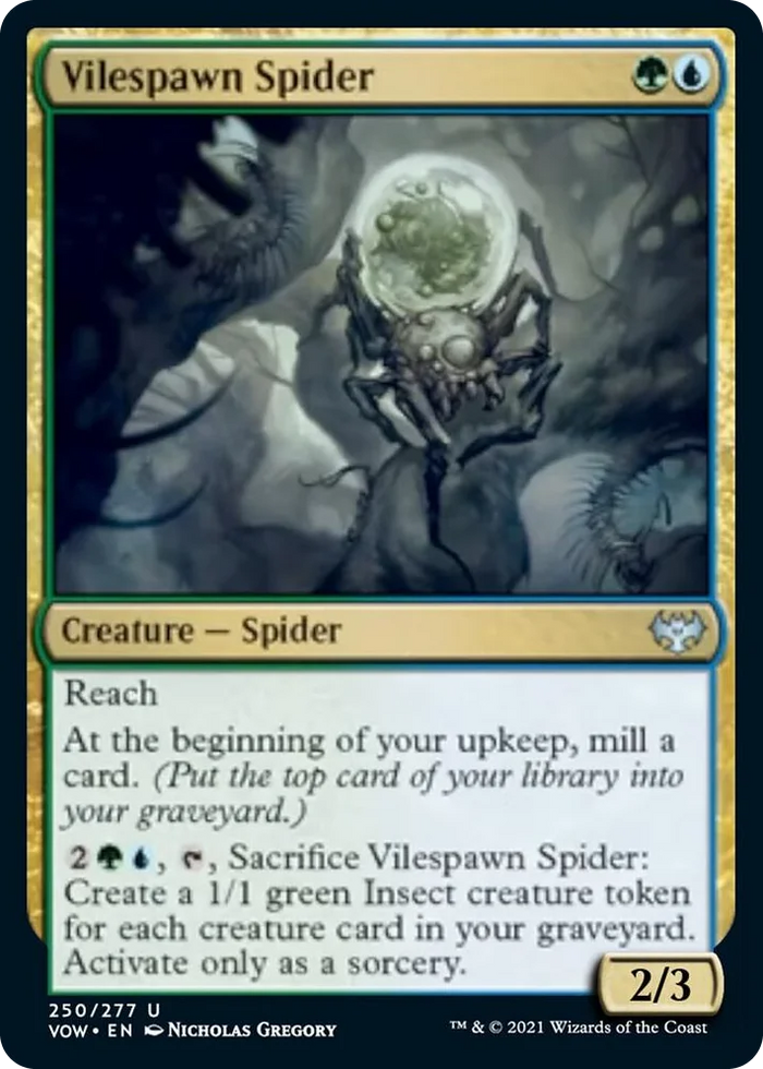 0250 Vilespawn Spider U Innistrad: Crimson Vow