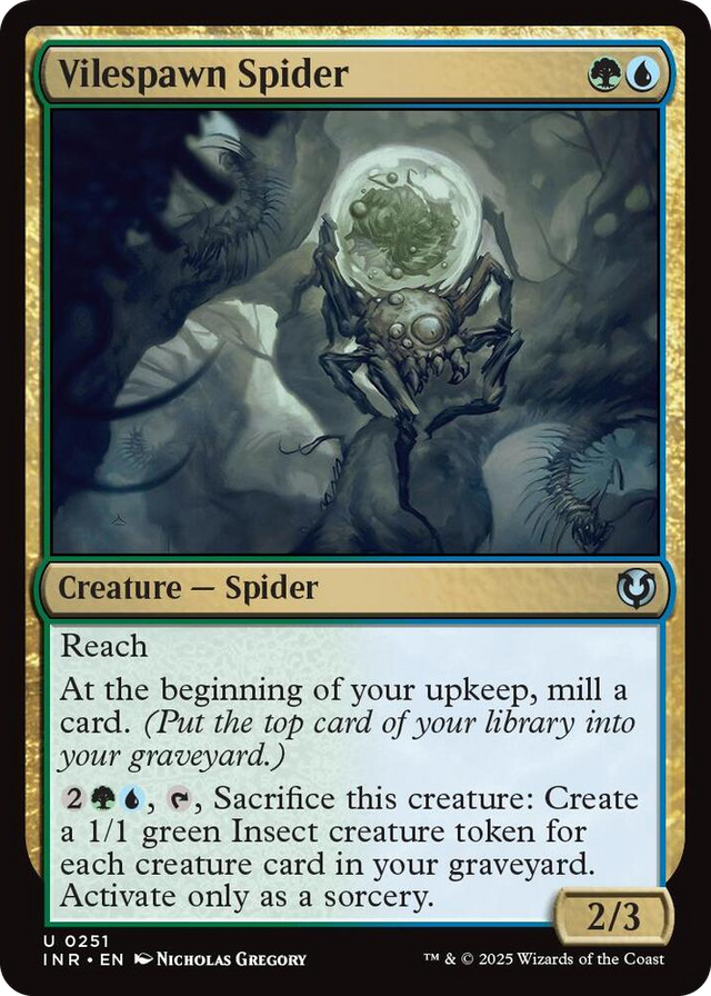 0251 Vilespawn Spider U Innistrad Remastered