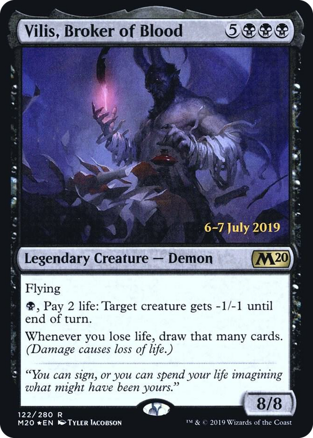 0122 Vilis, Broker of Blood R Prerelease Cards