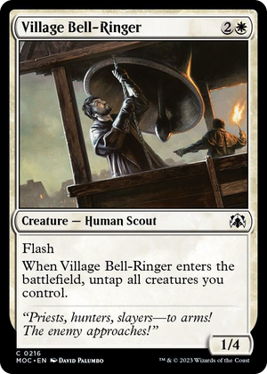 0216 Village Bell-Ringer C Commander: March of the Machine