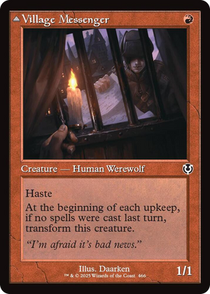 0466 Village Messenger (Retro Frame) C Innistrad Remastered