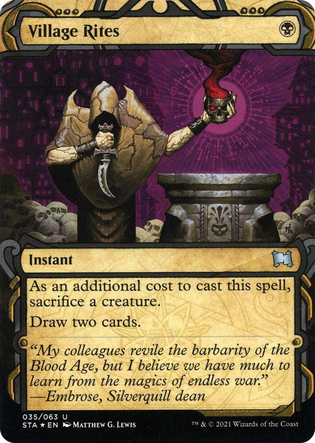 0035 Village Rites (Foil Etched) U Strixhaven: Mystical Archive