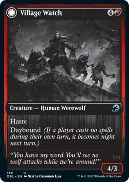 0165 Village Watch U Innistrad: Double Feature