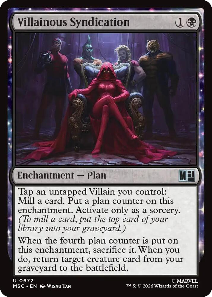 0672 Villainous Syndication U Commander: Marvel Super Heroes