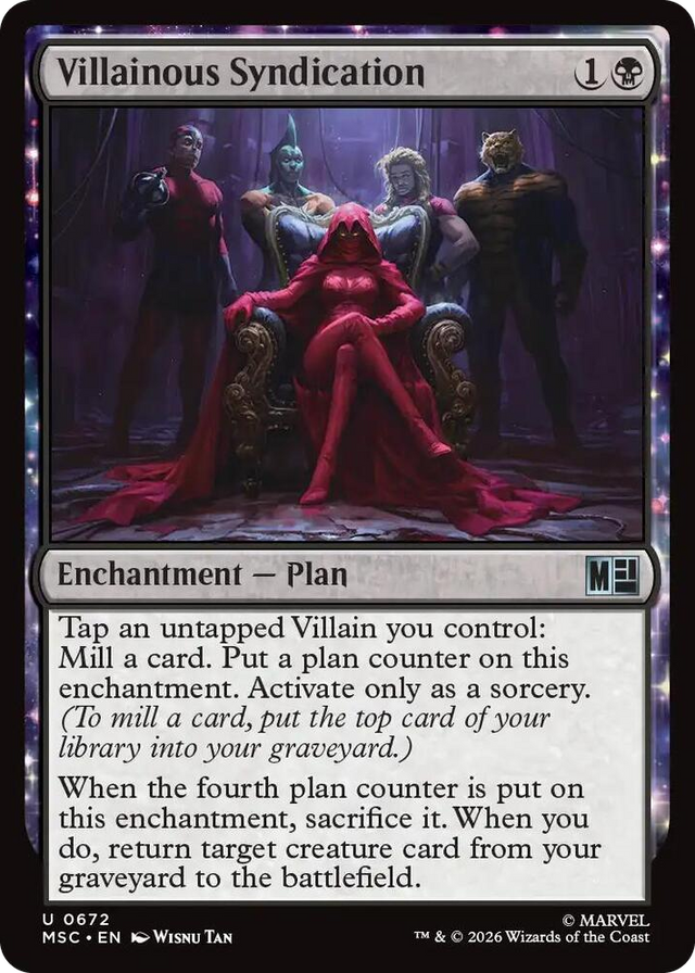 0672 Villainous Syndication U Commander: Marvel Super Heroes
