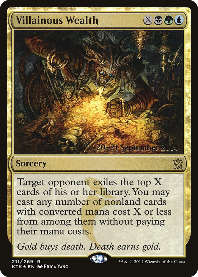 Villainous Wealth #211 R - Prerelease Cards Pokemon card