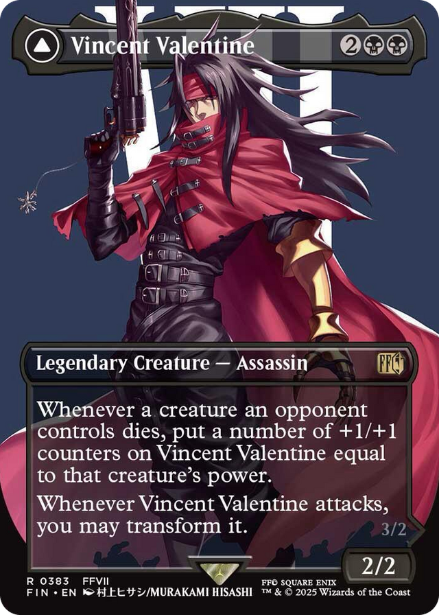 0383 Vincent Valentine (Borderless) R FINAL FANTASY