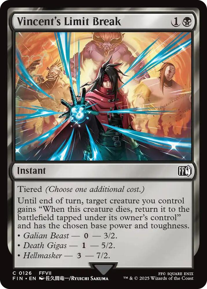 0126 Vincent's Limit Break C FINAL FANTASY