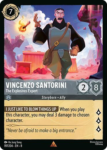 0197 Vincenzo Santorini - The Explosives Expert Rare Reign of Jafar