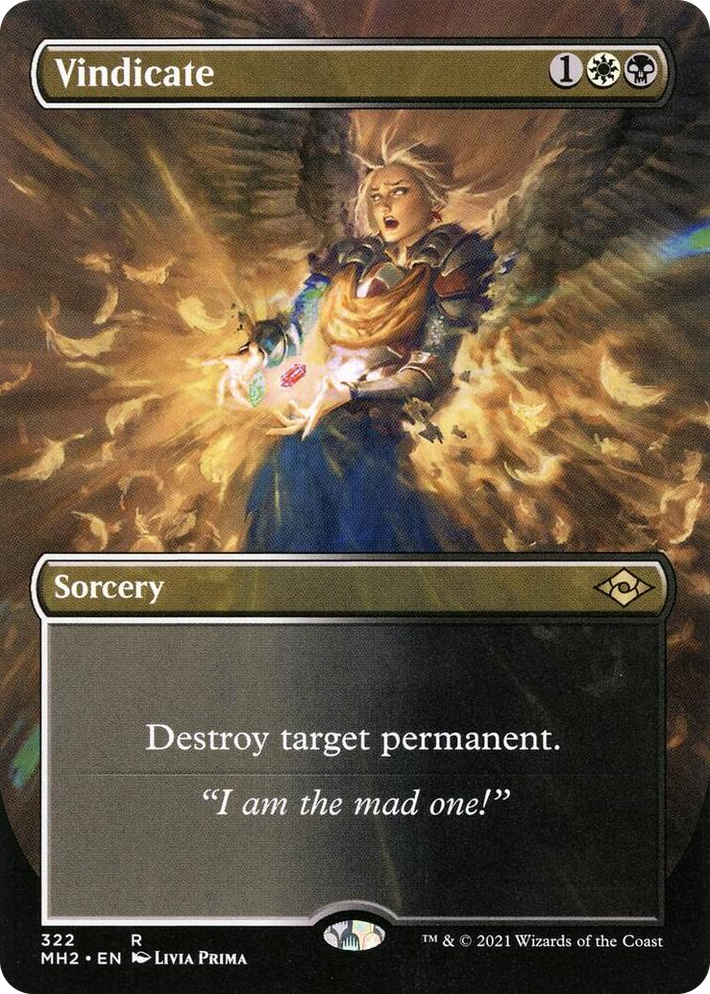 0322 Vindicate (Borderless) R Modern Horizons 2