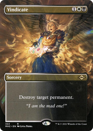 0322 Vindicate (Borderless) R Modern Horizons 2