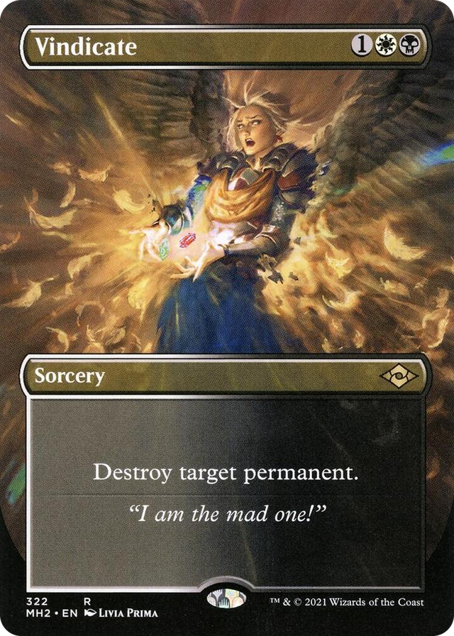 0322 Vindicate (Borderless) R Modern Horizons 2
