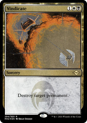 0294 Vindicate (Foil Etched) R Modern Horizons 2