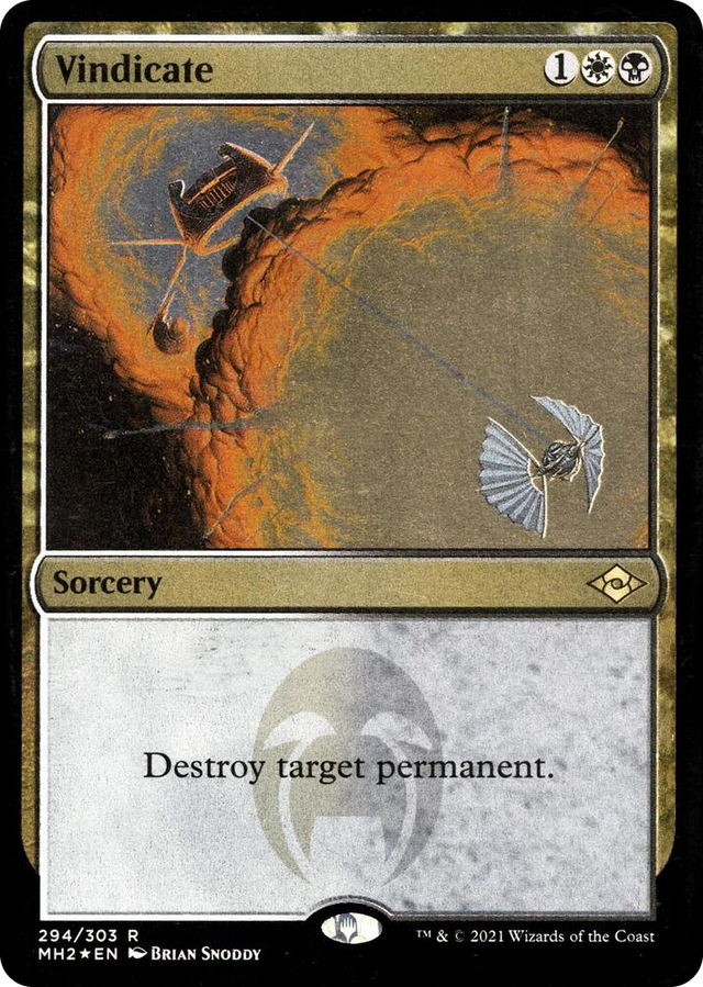 0294 Vindicate (Foil Etched) R Modern Horizons 2