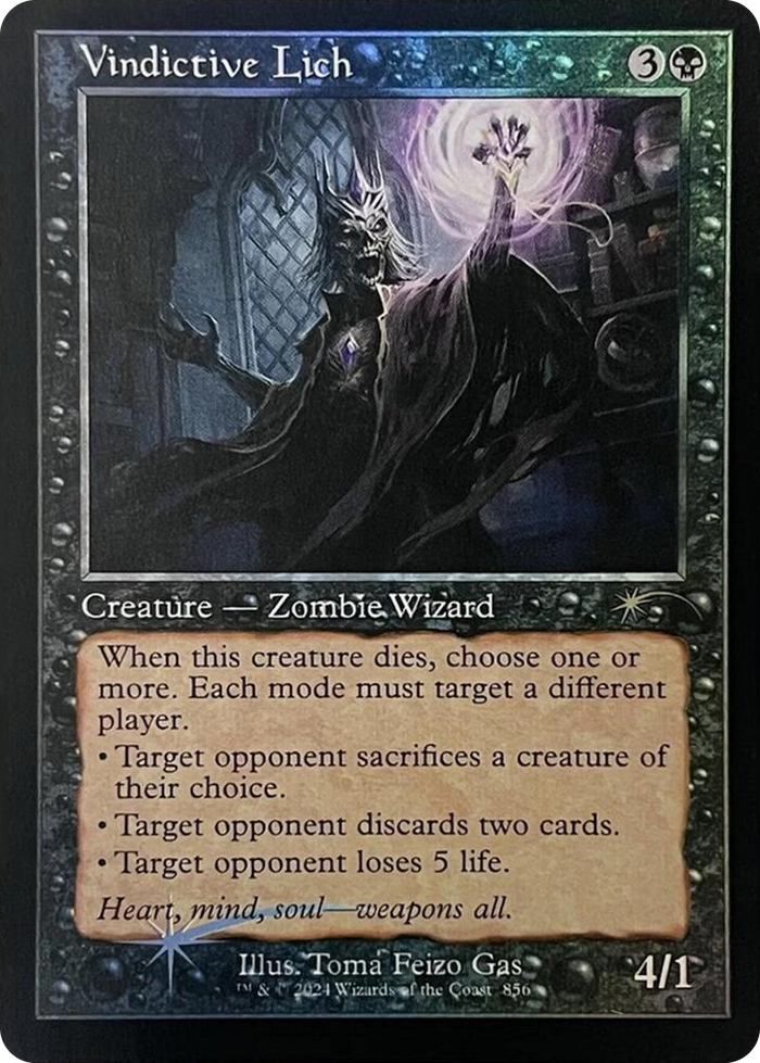 Vindictive Lich (Retro Frame) #856 R - Secret Lair Drop Series Pokemon card