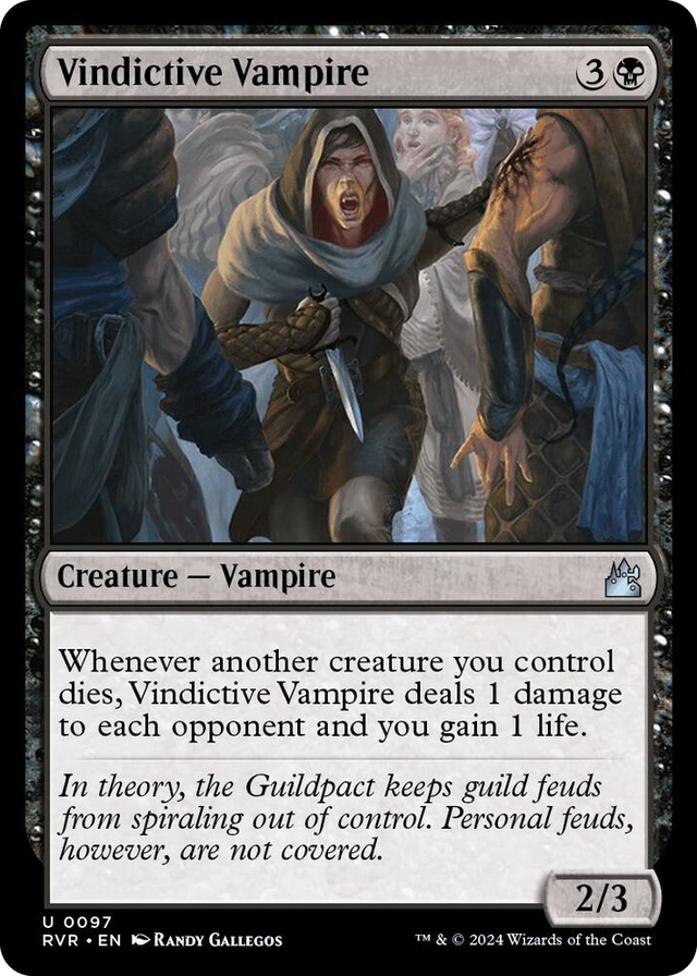 0097 Vindictive Vampire U Ravnica Remastered