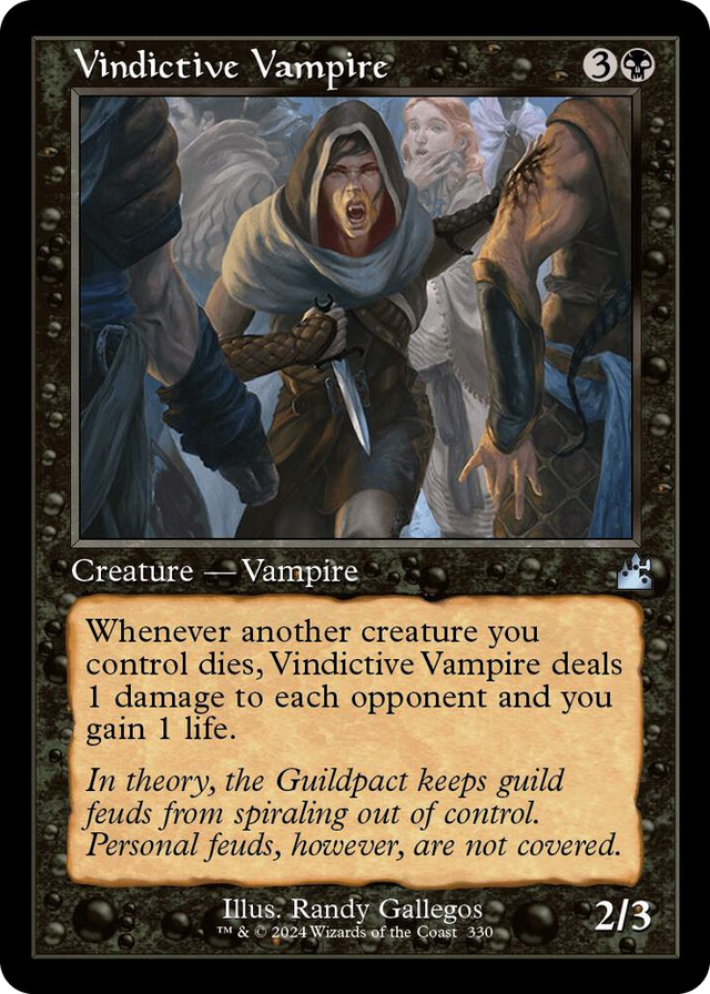 0330 Vindictive Vampire (Retro Frame) U Ravnica Remastered
