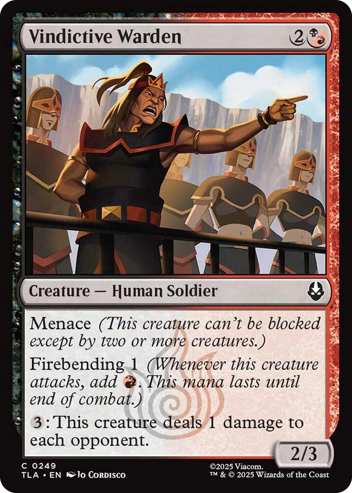 0249 Vindictive Warden C The Last Airbender