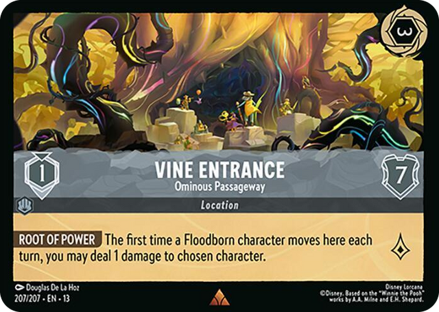 0207 Vine Entrance - Ominous Passageway Rare Attack of the Vine!