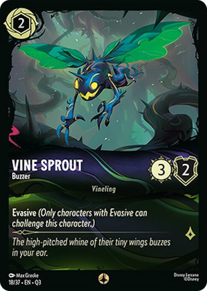 0018 Vine Sprout - Buzzer Quest Illumineer's Quest: The Great Hunny Rescue