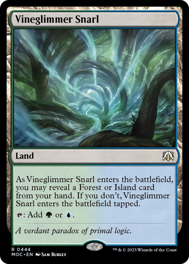 0444 Vineglimmer Snarl R Commander: March of the Machine