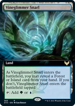 0365 Vineglimmer Snarl (Extended Art) R Strixhaven: School of Mages