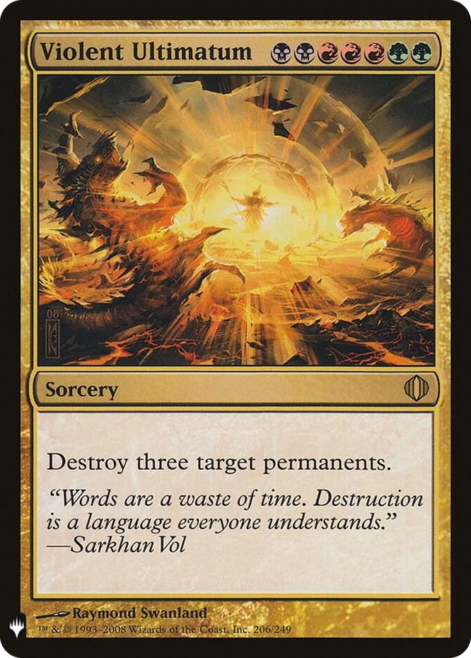 0206 Violent Ultimatum R The List Reprints