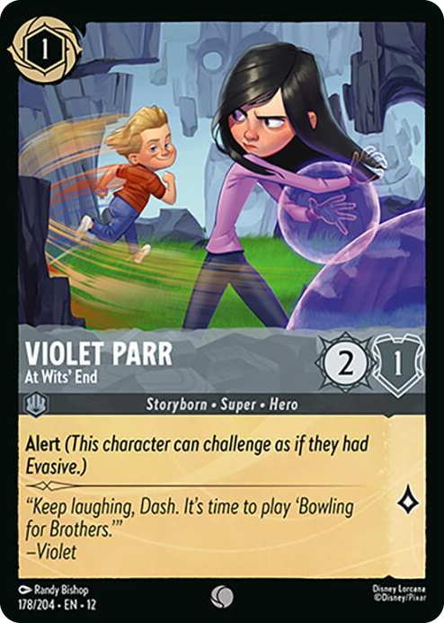 0178 Violet Parr - At Wits' End Common Wilds Unknown