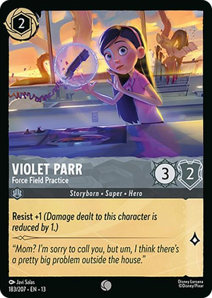 0183 Violet Parr - Force Field Practice Common Attack of the Vine!