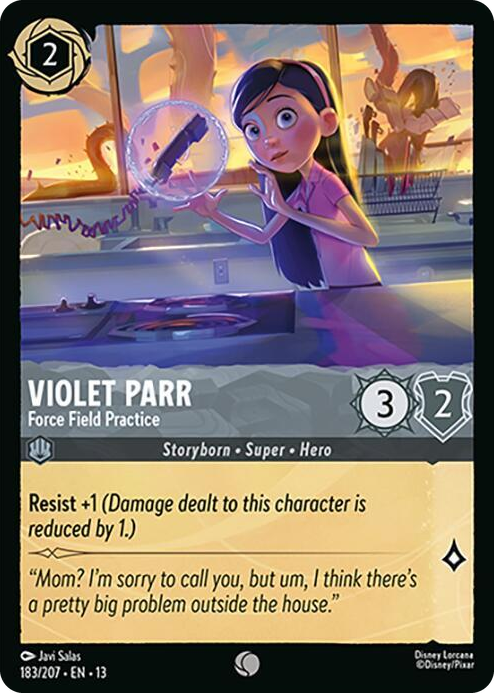 0183 Violet Parr - Force Field Practice Common Attack of the Vine!