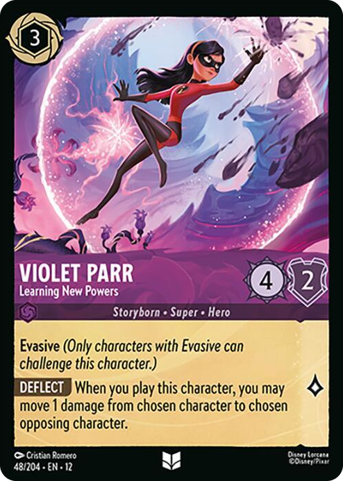 0048 Violet Parr - Learning New Powers Uncommon Wilds Unknown