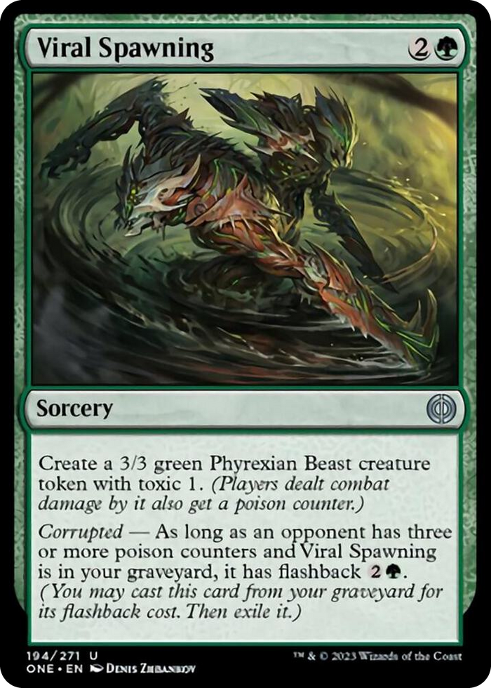 Viral Spawning #194 U - Phyrexia: All Will Be One Pokemon card