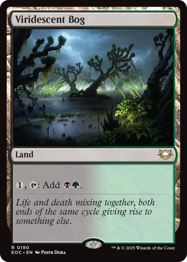 0190 Viridescent Bog R Commander: Edge of Eternities