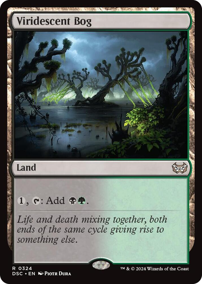 0324 Viridescent Bog R Commander: Duskmourn: House of Horror