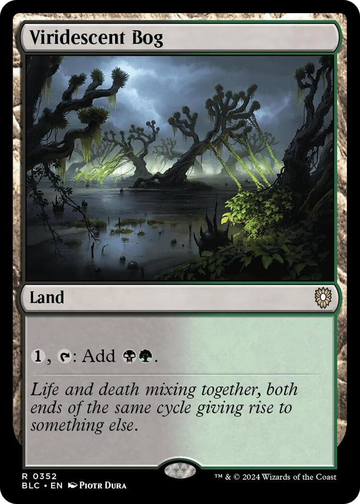 0352 Viridescent Bog R Commander: Bloomburrow