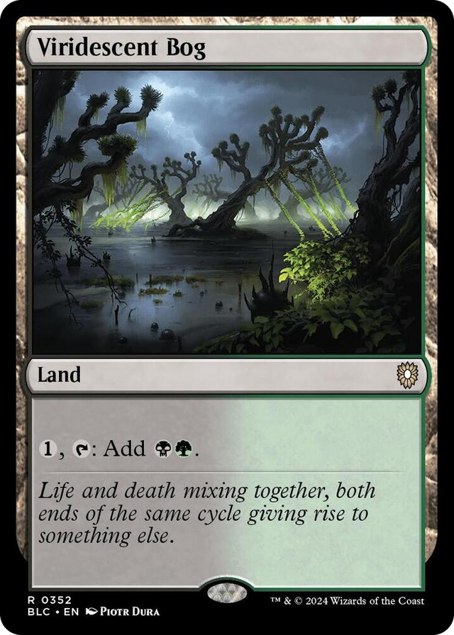 0352 Viridescent Bog R Commander: Bloomburrow