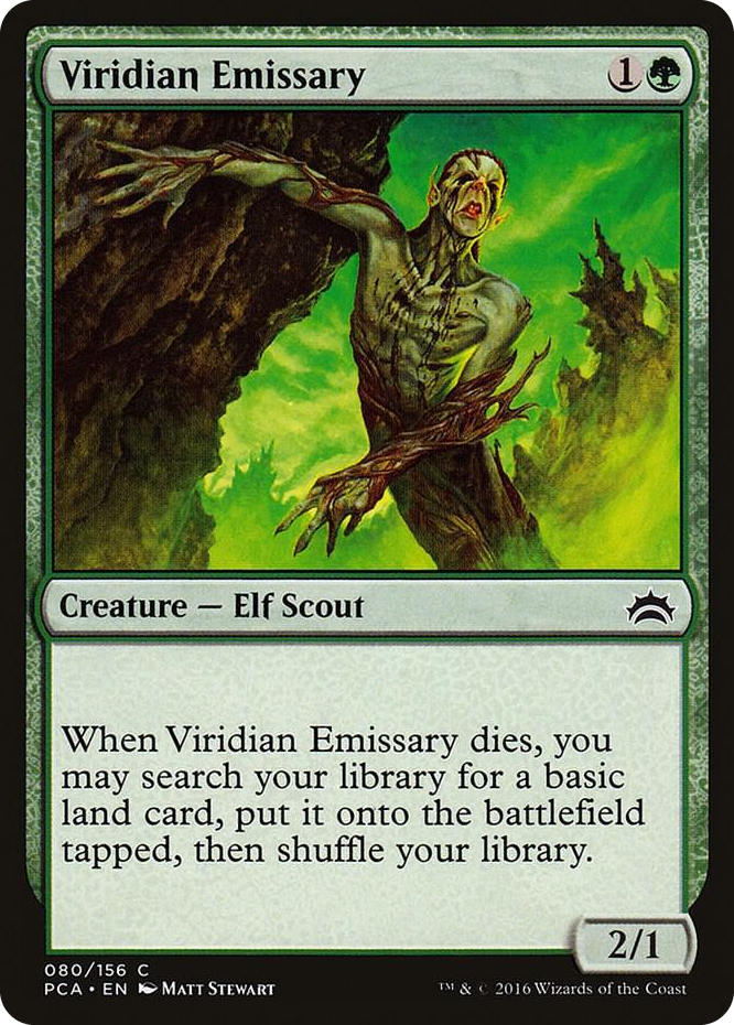 Viridian Emissary #80 C - Planechase Anthology Pokemon card