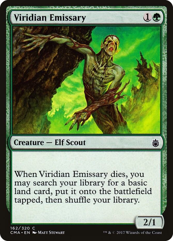 Viridian Emissary #162 C - Commander Anthology Pokemon card