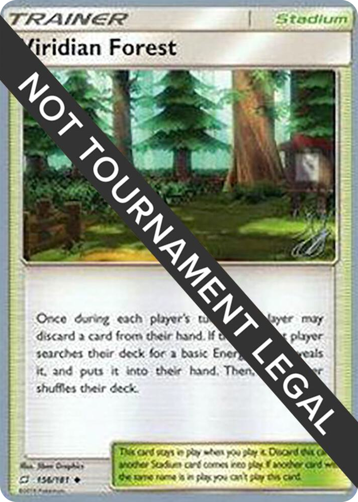 0156 Viridian Forest - 2019 (Henry Brand) Uncommon World Championship Decks