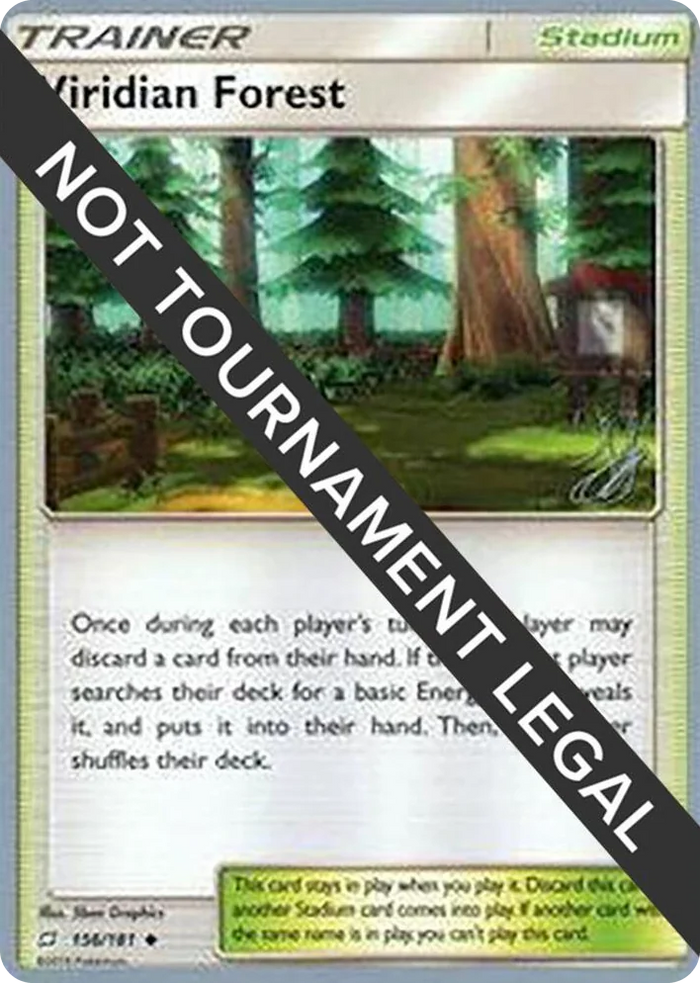 0156 Viridian Forest - 2019 (Henry Brand) Uncommon World Championship Decks