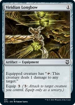 0221 Viridian Longbow C Commander: Adventures in the Forgotten Realms